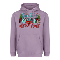 Lavender santa s favorite office staff Heavyweight Hoodie - JahusDesignShop