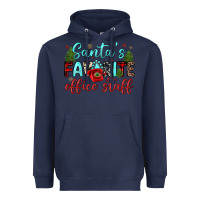 Navy santa s favorite office staff Heavyweight Hoodie - JahusDesignShop
