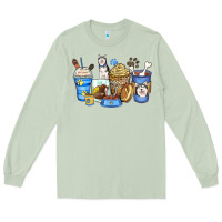 Matcha siberian husky coffee cups Long Sleeve Tee - Zillion Design Studio