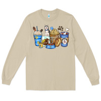 Mushroom siberian husky coffee cups Long Sleeve Tee - Zillion Design Studio