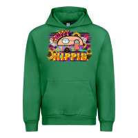 Emerald trippy hippie Urban Hoodie - NancyCooperArtShop