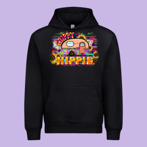 Trippy Hippie Urban Hoodie Designed By Nancycooperartshop
