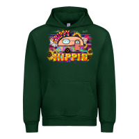 Foreset Green trippy hippie Urban Hoodie - NancyCooperArtShop