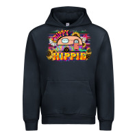 Navy trippy hippie Urban Hoodie - NancyCooperArtShop