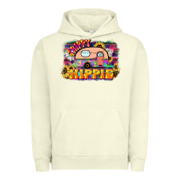 Pigment Pistachio trippy hippie Urban Hoodie - NancyCooperArtShop