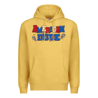 Antique Gold american dude Premium Hoodie - MaliasSmallBusiness