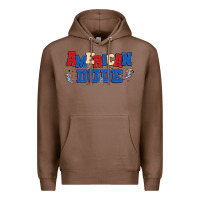 Chestnut american dude Premium Hoodie - MaliasSmallBusiness