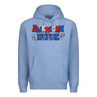 Colony Blue american dude Premium Hoodie - MaliasSmallBusiness
