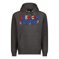Smoke american dude Premium Hoodie - MaliasSmallBusiness