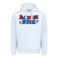 White american dude Premium Hoodie - MaliasSmallBusiness