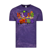 Cloud Purple hocus focus halloween teacher Vintage Tee - BarkalooDesign