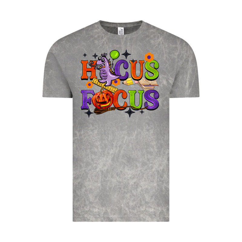 Hocus Focus Halloween Teacher Vintage Tee by BarkalooDesign | Teevron