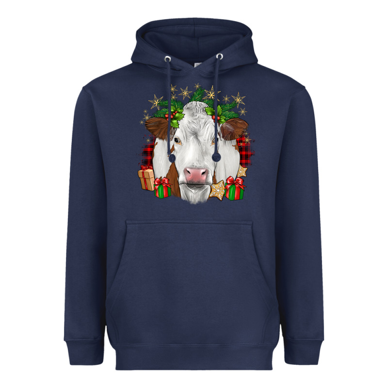 Christmas Simmental Heavyweight Hoodie by JahusDesignShop | Teevron