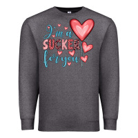 Charcoal Heather i'm a sucker for you Premium Sweatshirt - JahusDesignShop