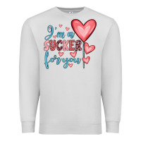 Dove Grey i'm a sucker for you Premium Sweatshirt - JahusDesignShop