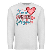 Oatmeal Heather i'm a sucker for you Premium Sweatshirt - JahusDesignShop