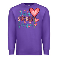 Purple i'm a sucker for you Premium Sweatshirt - JahusDesignShop
