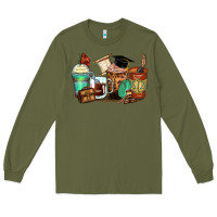 Army Green lawyer coffee cups Long Sleeve Tee - Zillion Design Studio