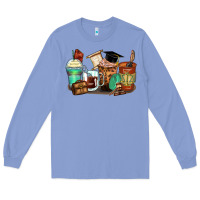 Colony Blue lawyer coffee cups Long Sleeve Tee - Zillion Design Studio