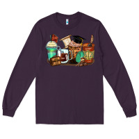 Plum lawyer coffee cups Long Sleeve Tee - Zillion Design Studio