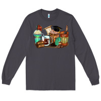 Smoke lawyer coffee cups Long Sleeve Tee - Zillion Design Studio
