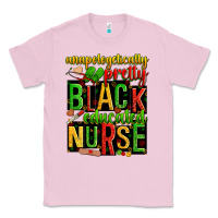 Bubblegum Pink unapologetically pretty black and educated nurse Classic Tee - Zillion Design Studio
