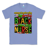 Colony Blue unapologetically pretty black and educated nurse Classic Tee - Zillion Design Studio