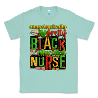 Seafoam unapologetically pretty black and educated nurse Classic Tee - Zillion Design Studio