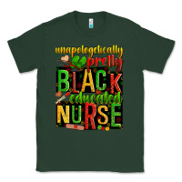 Sports Green unapologetically pretty black and educated nurse Classic Tee - Zillion Design Studio
