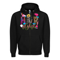 Black hairstylist Zipper Hoodie - Zillion Design Studio