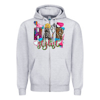 Heather Grey hairstylist Zipper Hoodie - Zillion Design Studio