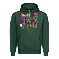 Sports Green hairstylist Zipper Hoodie - Zillion Design Studio