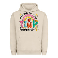 Pigment French Oak its a good day to teach tiny humans Urban Hoodie - MaliasSmallBusiness