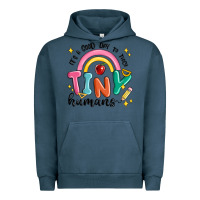 Pigment Midnight Navy its a good day to teach tiny humans Urban Hoodie - MaliasSmallBusiness
