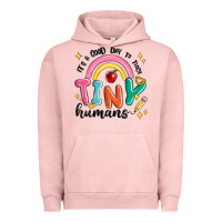 Pigment Salmon its a good day to teach tiny humans Urban Hoodie - MaliasSmallBusiness