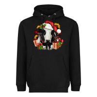 Black christmas holstein Heavyweight Hoodie - JahusDesignShop