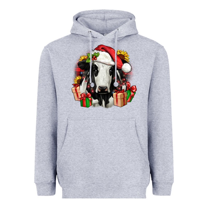 Christmas Holstein Heavyweight Hoodie by JahusDesignShop | Teevron