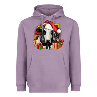 Lavender christmas holstein Heavyweight Hoodie - JahusDesignShop
