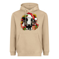 Mushroom christmas holstein Heavyweight Hoodie - JahusDesignShop