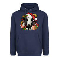 Navy christmas holstein Heavyweight Hoodie - JahusDesignShop
