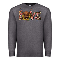 Charcoal Heather highland cow love Premium Sweatshirt - JahusDesignShop