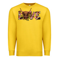 Lemon highland cow love Premium Sweatshirt - JahusDesignShop