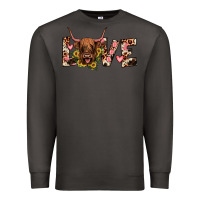 Smoke highland cow love Premium Sweatshirt - JahusDesignShop