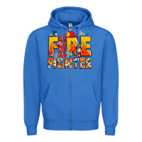 True Royal firefighter Zipper Hoodie - Zillion Design Studio