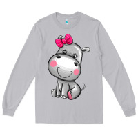 Moon Dust cute hippopotamus Long Sleeve Tee - AdoDesignShop