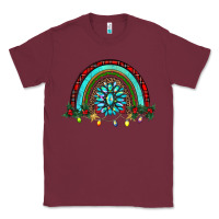 Burgundy gemstone christmas rainbow Classic Tee - RanaPortraitStore