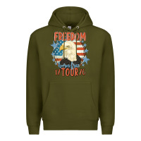 Army Green freedom born free tour 1776 Premium Hoodie - MaliasSmallBusiness