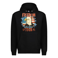 Black freedom born free tour 1776 Premium Hoodie - MaliasSmallBusiness