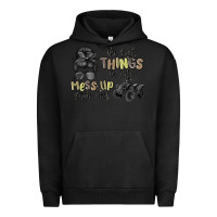 Pigment Black the best things in life mess up your hair Urban Hoodie - MaliasSmallBusiness