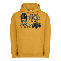 Pigment Peanut Butter the best things in life mess up your hair Urban Hoodie - MaliasSmallBusiness